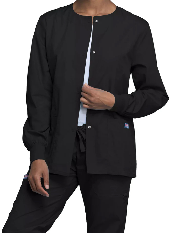 Cherokee Workwear Originals Women's Snap Front Jacket 4350